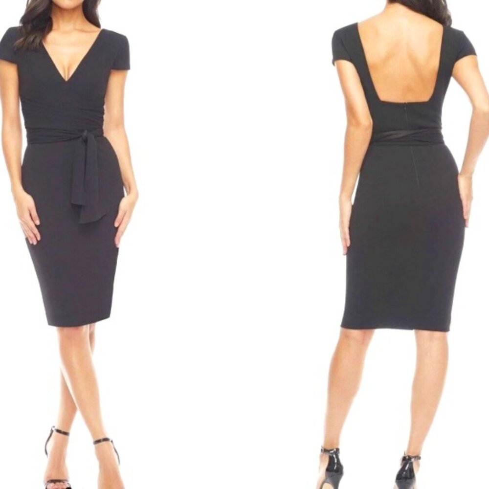 Dress The Population Black Dana Dress Size Large